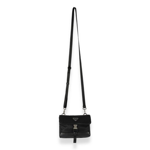 Prada Black Re-Nylon & Saffiano Leather Smartphone Case - Picture 8 of 9